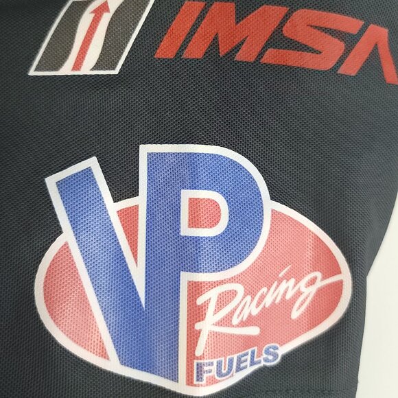 Montaplast Land Motorsport IMSA Graphic Polo Shirt Men's Small Gray Hakro - Picture 5 of 11